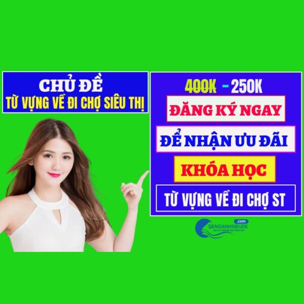 KHÓA HỌC ĐI CHỢ SIÊU THỊ